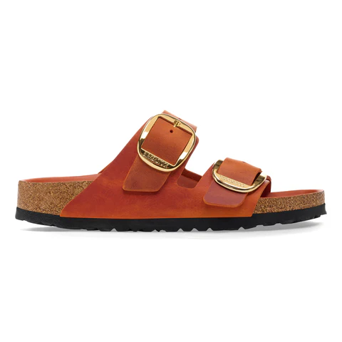 Birkenstock - Arizona Big Buckle Burnt Orange, Oiled Leather - immagine 4