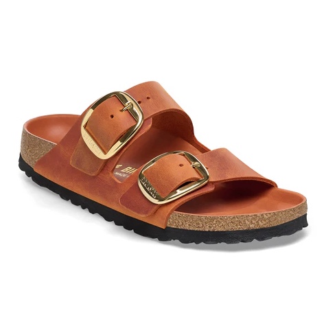 Birkenstock - Arizona Big Buckle Burnt Orange, Oiled Leather