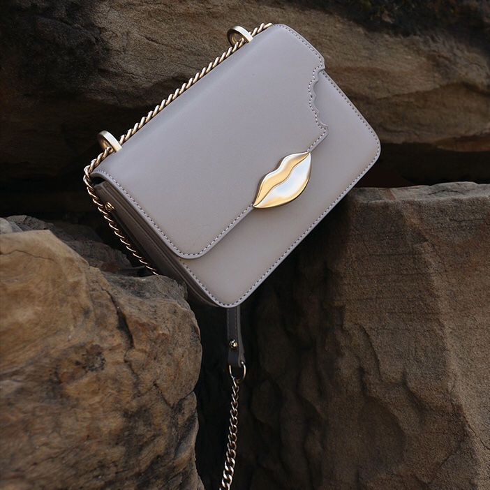 House Of Florence - Venus Bite Shoulder Bag Grey - immagine 8