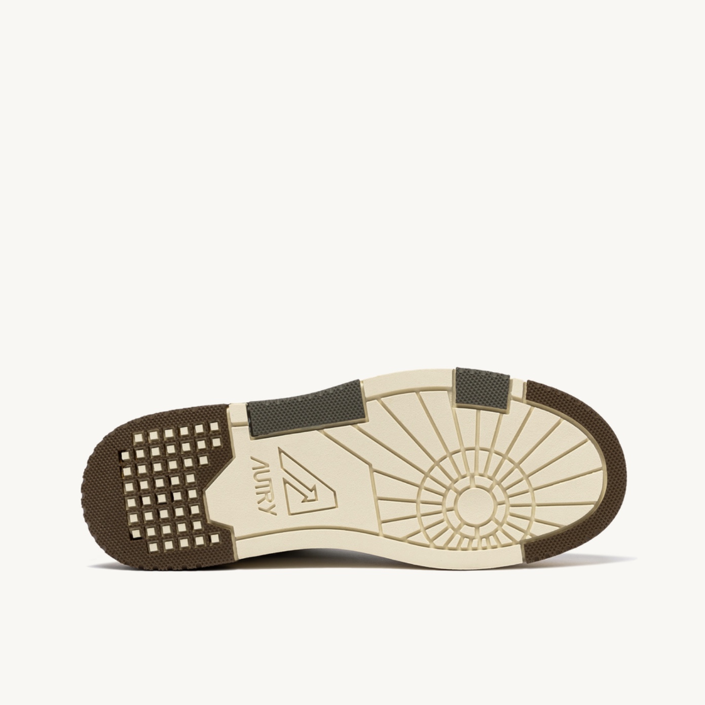 Autry - Sneaker CLC Low in Pelle e Suede Bianca Covert Green - immagine 4