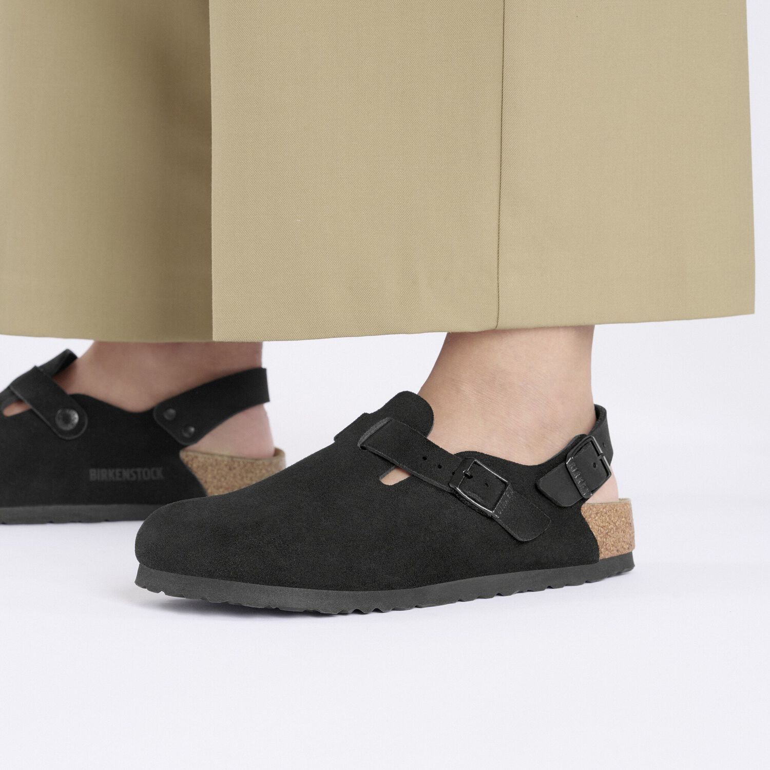 Birkenstock - Tokio Black, Suede Leather - immagine 3