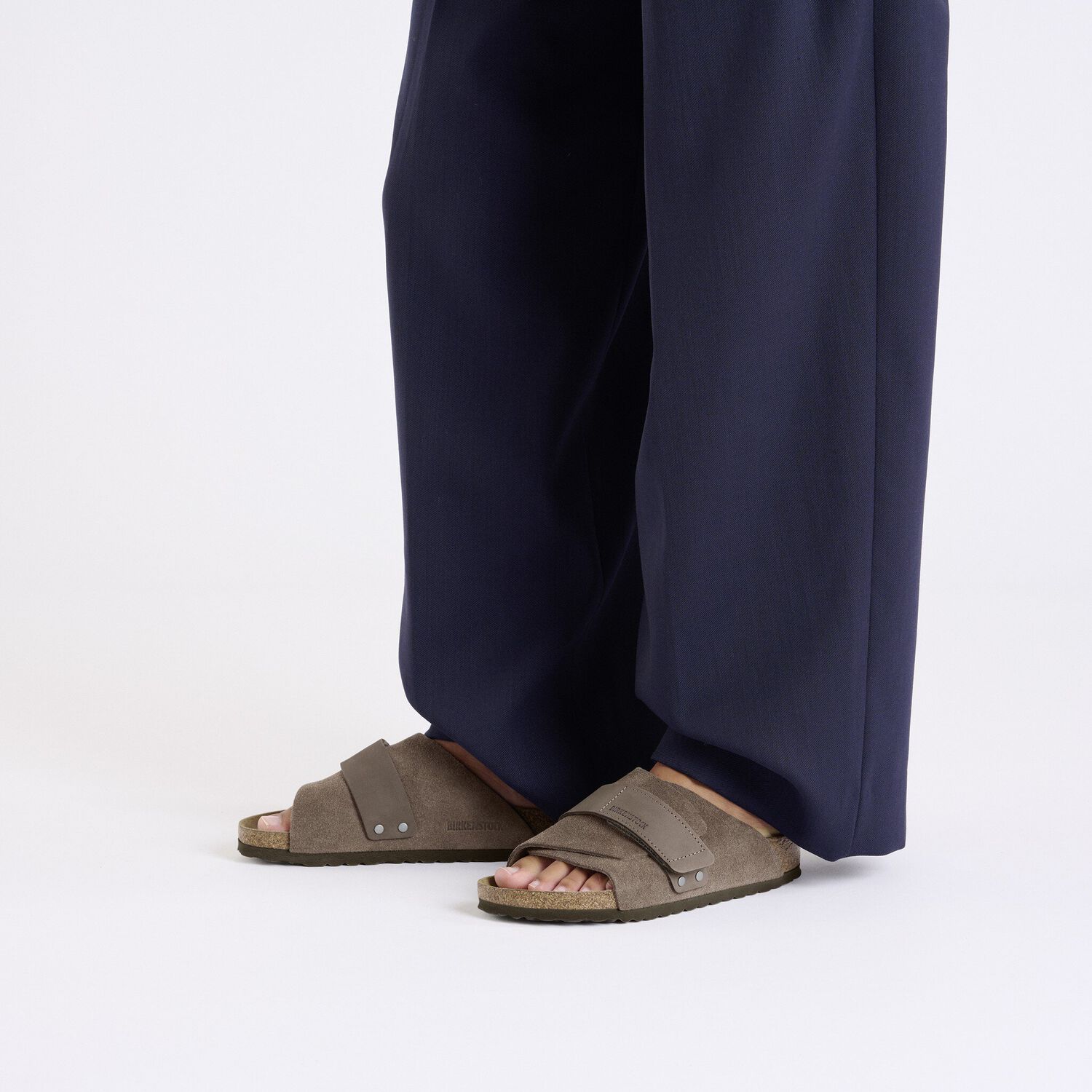 Birkenstock - Kyoto Concrete Gray, Suede Leather - immagine 2