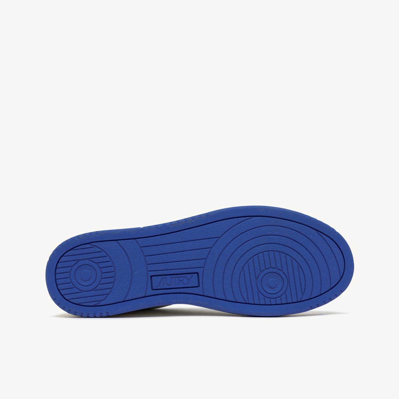 Autry - Medalist Low in Pelle Bianca e Spugna Palace Blue - immagine 4