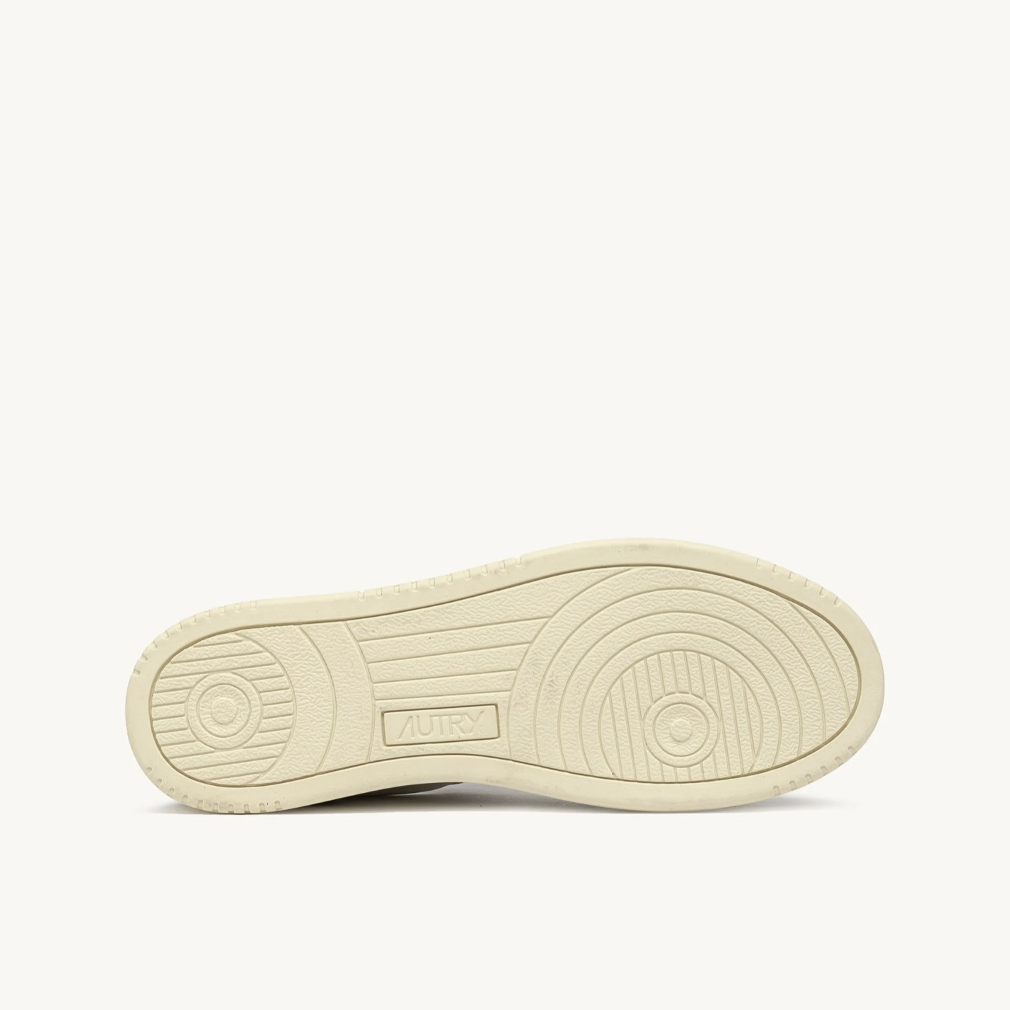 Autry - Medalist Low in Pelle di Capra e Suede Bianco Bottle - immagine 4