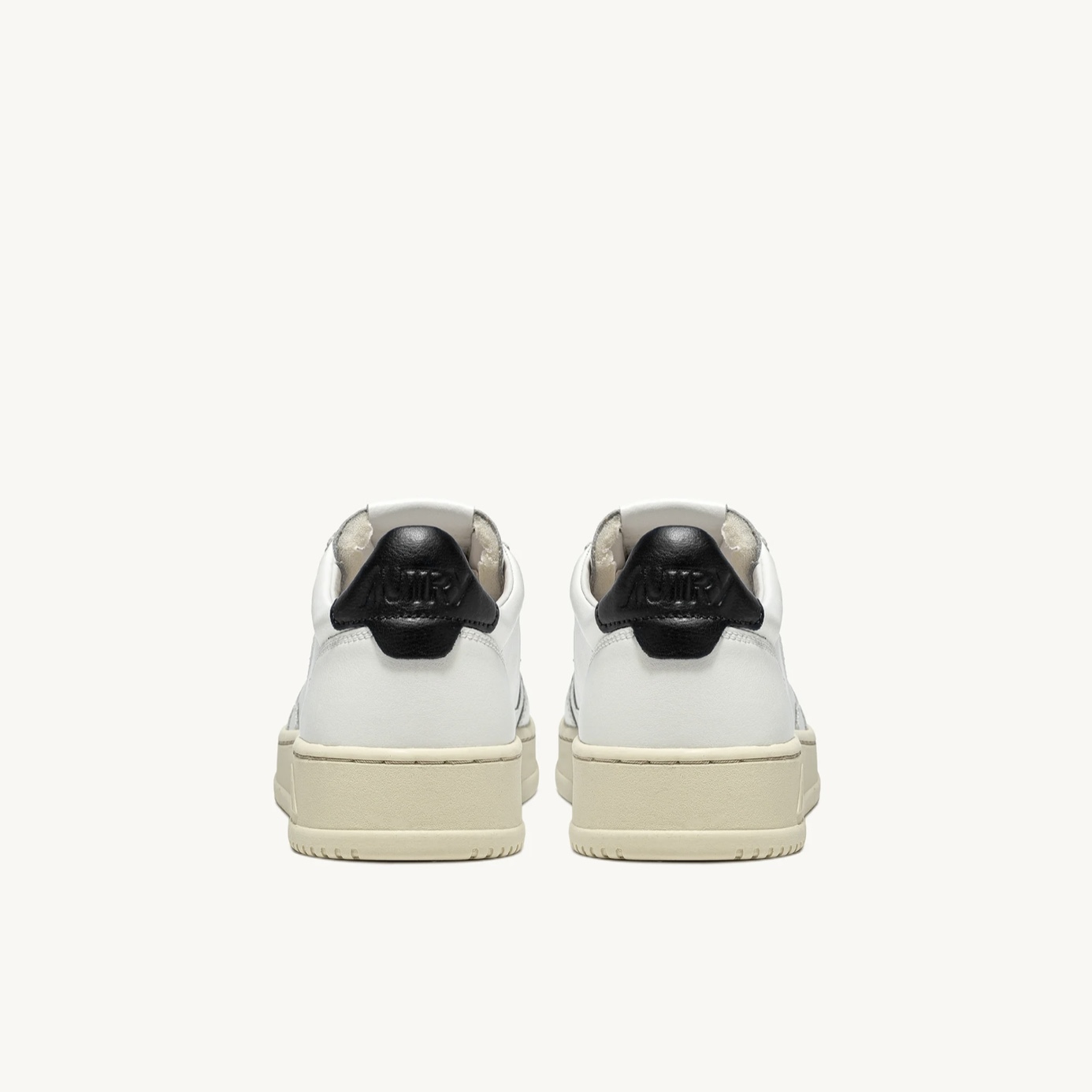 Autry - Medalist Low In Pelle Bianco Nero - immagine 3