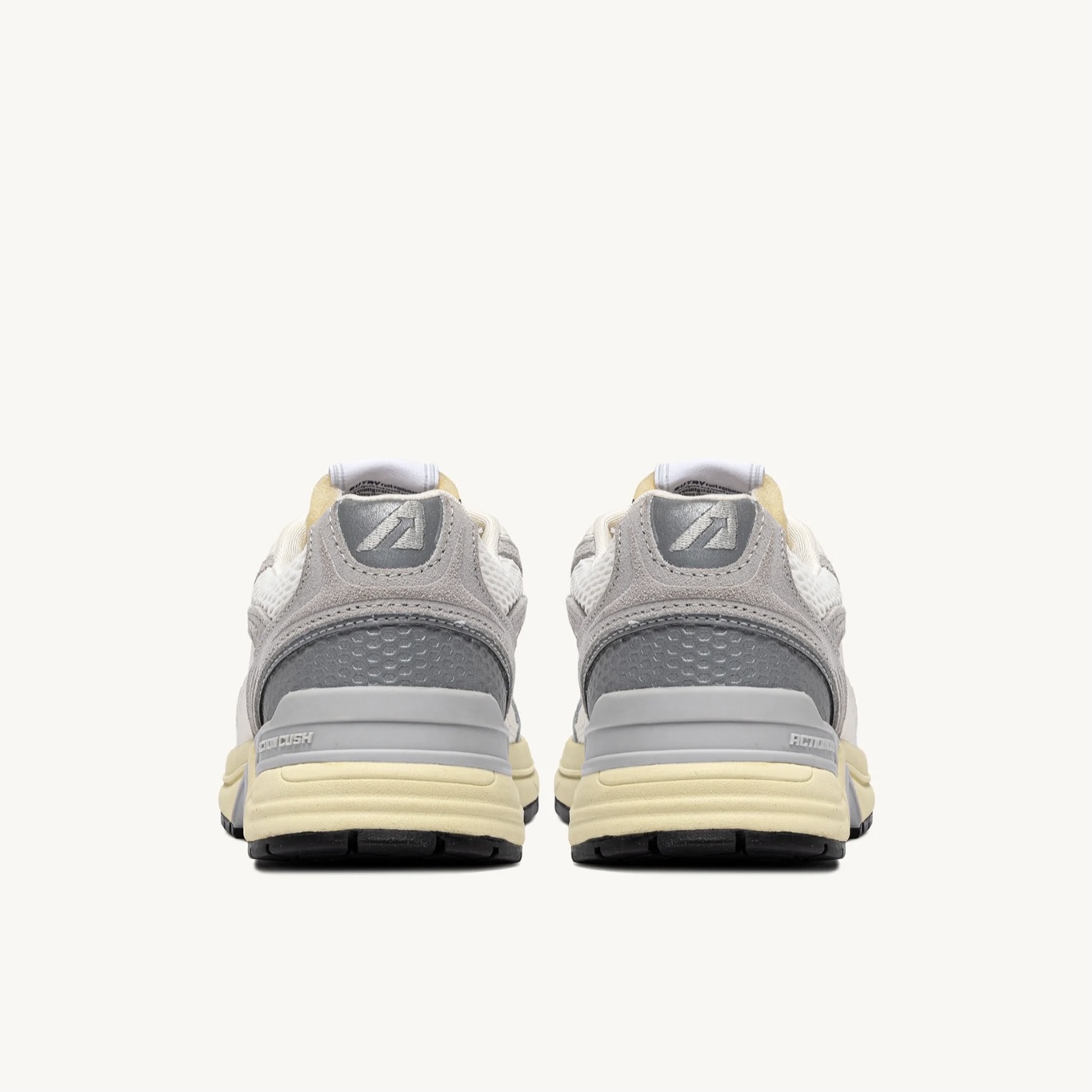 Autry Sneakers Hyperway in Mesh e Suede Bianco Grigio - immagine 3