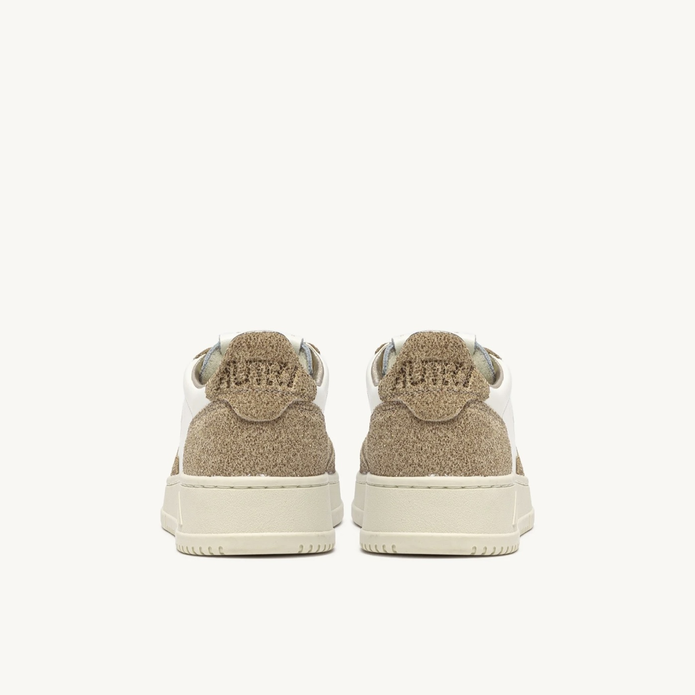 Autry Sneakers Medalist Low in Pelle e Glitter Sand - immagine 3