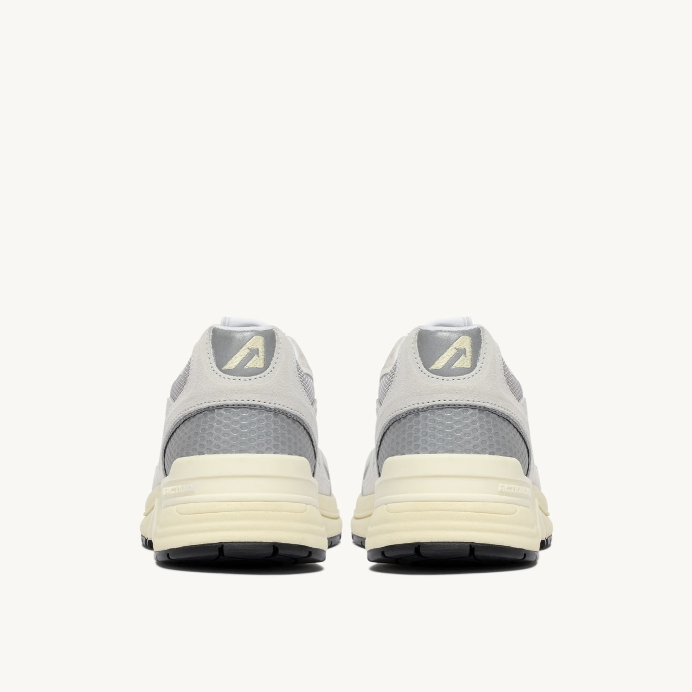 Autry Sneakers Hyperway In Mesh e Suede Bianco Argento - immagine 3